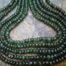 Natural EMERALD 4-4.5mm diameter (50 Faceted Rondelle) D 19.3Ctw