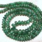 Precious Emerald 4-4.5mm/4.5-5mm Cabochon Rondelle Gemstone Beads Select-A-Lot