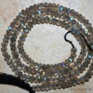Micro FACETED LABRADORITE 2.5-3.5mm diameter Rondelle Gemstone Beads 14" Str A++
