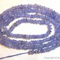 WHOLESALE TANZANITE 4mm diameter FACETED Rondelle 15.5" Str 53Ct