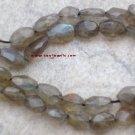 Natural  LABRADORITE 8-10mm long x6-7mm wide FACETED Oval14.5" LONG