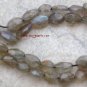 Natural LABRADORITE 8-10mm long x6-7mm wide FACETED Oval14.5" LONG