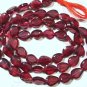 GARNET 6.5-8mm X 5-6mm Faceted Pear Topdrill Gemstone Beads 13.5" strand