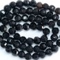 GORGEOUS BLACK ONYX 3.5-4mm FACETED ROUND (20 Loose Beads)