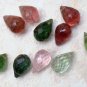Micro Faceted Multi TOURMALINE 5-7mmX3-4mm (Sidedrill DROPS) A++ (Select-A-Size)