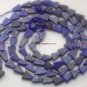 Natural LAPIS 8-10mm Triangle Gemstone Bead 14" strand