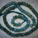 Real Emerald 4mm diameter (100 Plain Precious Rondelle beads) 38 Carats