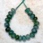 Real Emerald 3-4.5mm diameter (20 Precious Plain Rondelle Beads) Select-A-Size