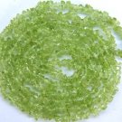 Grassy PERIDOT 3-5mm Uncut Chips Gemstone Beads 36"/17.5" Strand (Select-A-Size)