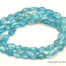 Micro Faceted Apatite Oval 6-8mm long x 5-6mm wide Beads 13.5"-14" Str A+