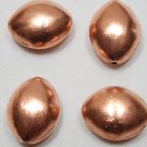 Copper Cabochon Oval 20mm long x 16mm wide (4 Spacer) Beads