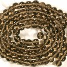 Smoky Quartz 4mm Round Gemstone Beads 13" Strand