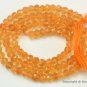 Micro Faceted Citrine 3.5-4.5mm Rondelle Beads 14.5" str (Select-a-Size) A++