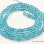 Micro Faceted Apatite 3-5mm Rondelle Gemstone Beads 13.5" str (Select-a-Size) A+