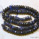 Real Sapphire 3.4 - 4mm diameter(100 Precious Faceted Rondelle) Select-A-Size A+