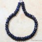 Real Sapphire 3.4 - 4mm diameter(100 Precious Faceted Rondelle) Select-A-Size A+