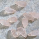 Rose Quartz 11-13mm long x 5-6mm wide (25 Sidedrill Faceted Drops) 54 Ctw