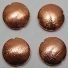 Antiqued Copper Cabochon Coin Rondelle 20mm in diameter (4 Spacer) Beads