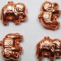 Antiqued Copper Cabochon Coin Rondelle 20mm in diameter (4 Spacer) Beads