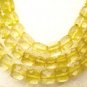 Lemon Quartz 5-7mm x 5-7mm (2 Gorgeous Faceted CUBES) Briolette Pick-A-Size