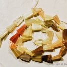 Multi Moonstone 5-10mm longx5-8mm wide Triangle Beads 14" Low Quality "Grade B"