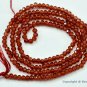 Micro Faceted Garnet 2mm Rondelle Gemstone Beads 13.25" Strand Top Quality A+++
