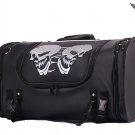 Motorcycle Sissy Bar Bag / Trunk With Skull - free shipping