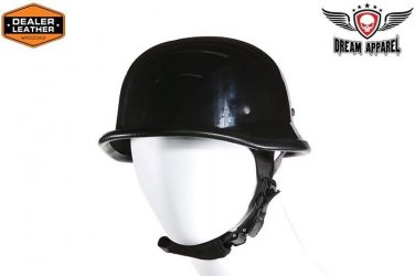German Novelty Shiny Black Helmet -  Free Shipping