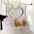 Rhinestone Monogram Letters Cake Top