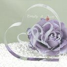 Personalized "Linked At The Heart" Cake Top