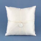 "Seaside Jewels" Wedding Rings Ceremony Pillow