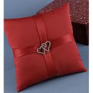 "With All My Heart" Pillow - Choose color Claret or White