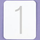 Printed Table Number Cards - Wedding Decorations