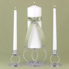 "Irish Heritage" Unity Candle Wedding Set with Claddagh Charm