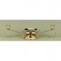 Scroll Wedding Unity Candle Stand - Gold or Silver