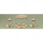 Wedding Rings Unity Candle Stands - Gold or Silver