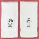 "Together At Last" Mr. And Mrs. Hand Towels