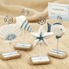 Set of 4 "Nantucket Shore" Handcrafted Wooden Photo & Placecard Holders Wedding Favors
