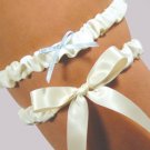 Ivory Bow Tie Adjustable Bridal Garter & Tossing Garter