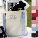 Embroidered Carry All Tote Bag - Personalized Bridesmaid Gift