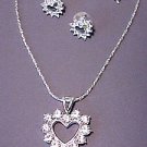 Be My Valentine Necklace and Earrings Set