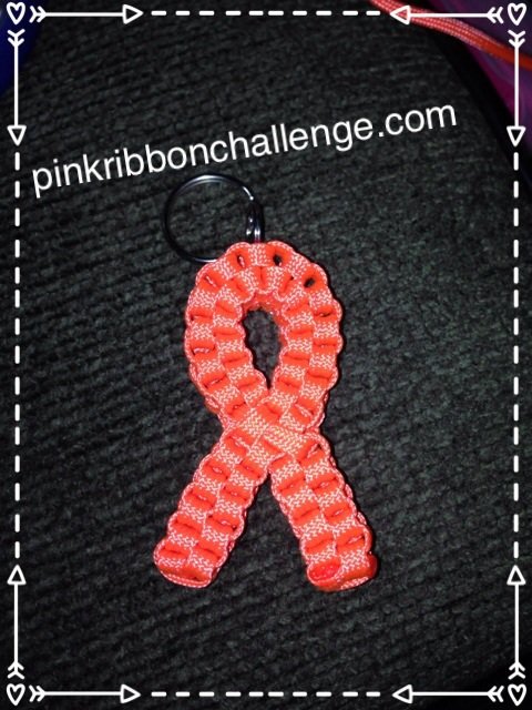 MS Awareness Orange Keychain