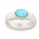 925 SILVER & 9K GOLD RING SET WITH AN Opal R102