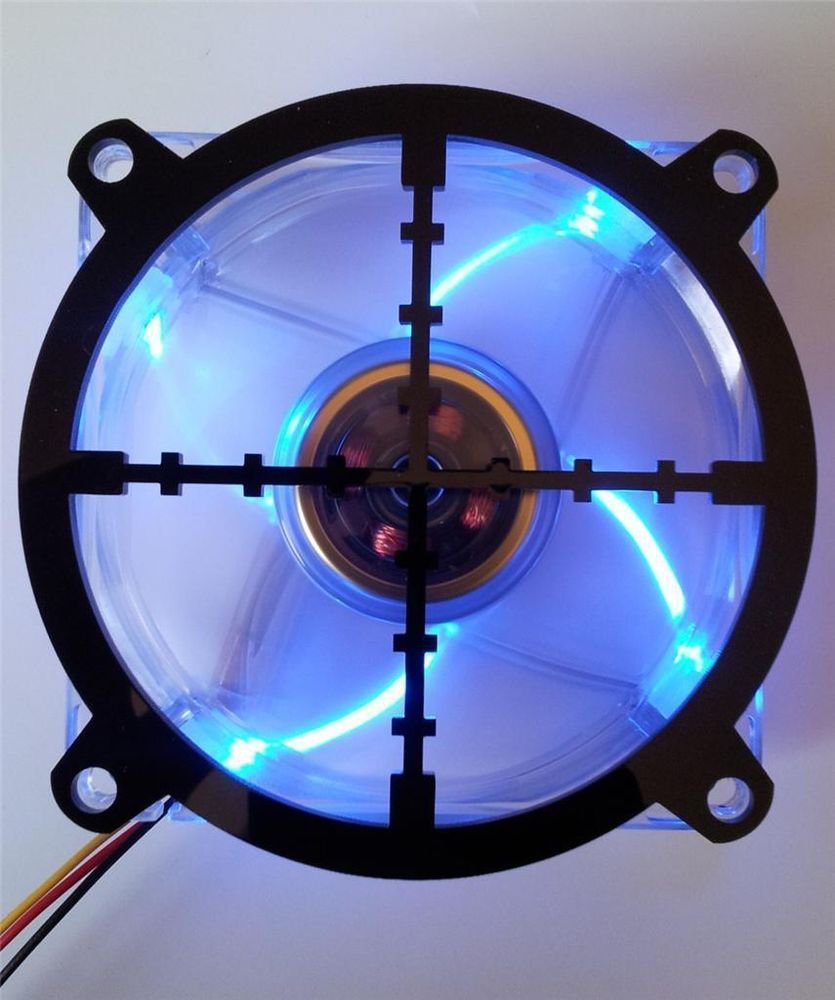Custom SNIPER CROSSHAIR Computer Fan Grill 80mm 92mm 120mm 140mm Mod 20