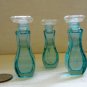 3 Giorgio Beverly Hills BLUE Glass MINI's .13 oz  Free Shipping