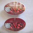 2 Colonial Candle Simmer Snaps"WHITE OAK & BERRY" 2.4 oz wax melts/ tarts