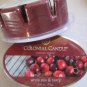 2 Colonial Candle Simmer Snaps"WHITE OAK & BERRY" 2.4 oz wax melts/ tarts