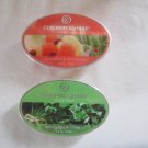 2 Colonial Candle Simmer Snaps"GRAPEFRUIT WHEATGRASS,LEMONGRASS & CILANTRO" 2.4 oz wax melts/ tarts