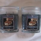 2 Colonial Candle 8 oz ~FIRESIDE S'MORES~ Scented Oval Jar w/ lid