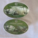 2 Colonial Candle Simmer Snaps"EMERALD FIR"2.4 oz wax melts/ tarts
